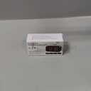 Alarm Clock, LED Digital Clock, Small Wall Clock, Battery Operated, Adjustable 3-Level Led Brightness, Dim Night Mode, 12/24Hr, Cordless, Constantly 1.2'' Digits Display for Bedroom/Travel,Easy to Set (Black Case-red Led)