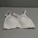 Vertvie Womens Seamless Bras No Underwire Supportive Wireless Push Up Full Coverage Bralette Comfort Scalloped T-Shirt Bra, L