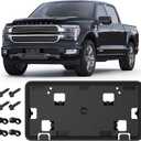 Replace for 2024 2025 Ford F150 Front License Plate Bracket Holder, 2.7L 3.0L 3.5L Truck Bumper Plate Frame Mount RL3Z-17A385-BA