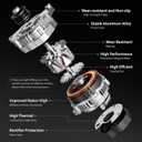 New Alternator Compatible with L4 2.5L Nissan 2007-2012 Altima, 2007-2012 Sentra, 2011-2013 Rogue, 2014 2015 Rogue Select, Replacement for 11258, 23100-JA02A, TG12C032, AVA0074, TG12S217, 11258N