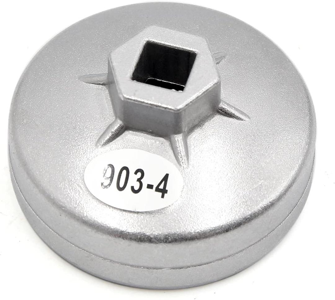 uxcell 73mm Inner Dia 14 Flute Oil Filter Cap Wrench Socket Removal Tool for Auto Car