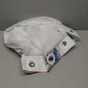 No Hook Shower Curtain and Liner Set, Watercolor Blue Beige Floral Shower Curtains for Bathroom, Modern Hotel Bathroom Curtain Sets with Snap in Liner, 71x74 Inches