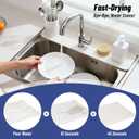 Faucet Mat for Kitchen Sink, Diatomite Stone Drying Mat & Sink Protector, Prevent Moisture, Quick-Dry Splash Guard for Kitchen & Bathroom Counter, Ivory, 23.6" x 3.9"