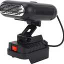 Portable Space Heater for BL1800 Series, Battery Powered with 90 Degree Flip, 2 Temperature Control & 2 USB Ports, for Small Spaces