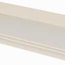 2 Pack Plastic Plant Saucer, Rectangular 24 inch, Indoors/Outdoors, Drip Tray for Flower Pot, Windowsill (8 X 24'', Beige)