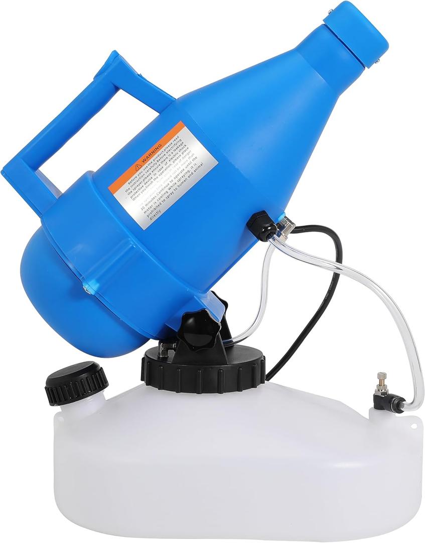 4.5L Electric ULV Fogger Sprayer 1.2 Gallon Portable Cold Mist Machine Spraying 30ft Spray Distance for Home, Yard, Garden, Patio, and Large Indoor Outdoor Spaces, 1 Pack