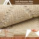 COSY HOMEER Stair Treads for Wooden Steps 9"x28",Washable Non Slip Carpet Stair Treads with Reusable Residue Free Backing Soft Peel and Stick Stair Runner Rugs for Kids Elders Pets,Warm Beige, 15pcs