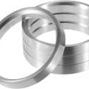 X AUTOHAUX 4pcs OD 75mm to ID 64.1mm Aluminum Alloy Car Hub Centric Rings Wheel Bore Center Spacer