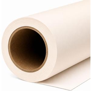 Yizhily Seamless Backdrop Paper Roll,53" x32.8', Heavyweight Matte Ivorine Photo Background for Small Studio Headshots, Tabletop Product & Food Photography
