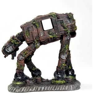 fazhongfa Fish Tank Decorations Star Wars Aquarium Accessories Small to Large Fish Tank Resin Decor for Betta Goldfish Hideouts Cave Hide Ornament Backgrounds (at-Medium)