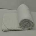 ROARINGWILD White Queen Size Quilt Bedding Sets with Pillow Shams, Full Lightweight Soft Bedspread Coverlet, Quilted Blanket Thin Comforter Bed Cover for All Season, 3 Pieces, 90x90 inches