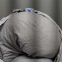 Pregnancy Pillows for Sleeping, C-Shaped Maternity Pillow for Pregnant Women with Adjustable Firmness, Body Pillow, Full Body Support for Side Sleepers, Head, Neck, Belly, 47.2 x 9.8''