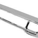 Bumper Grille Center Chrome Plastic Compatible with 2014-2016 Grand Cherokee (submodel: Laredo, Limited, Overland, Summit),Replacement for 68143105AC, CH1037107