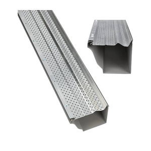 A-M Gutter Guard -Heavy Duty Lifetime Quality Aluminum Leaf & Debris Protection for 5-inch and 6-inch (6 Inch-11.5 Feet, Mill Finish) - Made in The USA