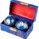 Chinese Health Exercise Stress Baoding Balls Relaxation Therapy YIN YANG Design