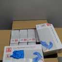 Basic Medical Synmax Vinyl Exam Gloves - Latex-Free & Powder-Free - Large, BMPF-3003(Case of 1,000) Blue