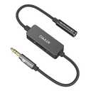 Cubilux 3.5mm Line to Microphone Attenuator, 1/8-Inch Female Line Out to Male MIC in Attenuation Cable for DSLR Camera Camcorder Recorder Recording, 1 Feet