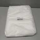 Color&Geometry High Pile White Bathroom Rugs 16"x24", Small- Upgrade Your Washroom with Soft Bath Mat- Plush, Non Slip, Absorbent, Washable Microfiber Shower Rug/Carpet for Outside Tub