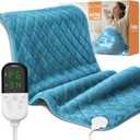 Heating Pad for Back & Period Cramps  35"x20" King Size, Electric Heating Pads for Shoulder Neck Knee Arms, Dry/Moist Heat, 6 Heating & Auto Off, Machine Washable, Birthday Gifts for Women & Men