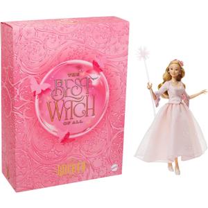 Mattel Universal Pictures Wicked: for Good Collectible Glinda Fashion Doll with Removable Outfit, Inspired by The Movie