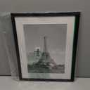 upsimples 12 x 15 Frame, Display Pictures 9x12 with Mat or 12x15 Without, Wall Hanging Photo Frame, Black, 1 Pack