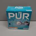 PUR PLUS Horizontal Faucet Mount Water Filtration System with 3-in-1 Lead Reducing Filter for Great-Tasting Filtered Tap Water, Lasts 100 Gallons, Fits Most Kitchen or Bathroom Faucets, Chrome