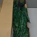 Upgraded 6-Pack 120 LED Solar Christmas Garden Stake Lights, Outdoor Waterproof Solar Xmas Tree Yard Stake Christmas Pathway Lights for Christmas Decorations Garden Yard Lawn Pathway (8 Modes)