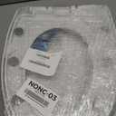 MinSha V-Shape Toilet Seat Soft Close Elongated, Matte White Easy Install