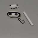 Cute Case for AirPods Pro 3 Case Cover 2025 with Cleaner kit,Airpods Pro 3 Cases Women Anti-Drop Silicone iPods Pro 3 Earbuds Charging Cases Girl Keychain for Airpods Pro 3rd Generation (Cute Panda)