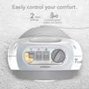 Vornadobaby Tempa Nursery Space Heater, Electric Space Heater for Baby with Locking Controls, Tipover Protection, Safety Shutoff, Hidden Cord Storage, Adjustable Thermostat