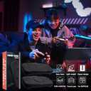 WTTKBL Carry Case for Nintendo Switch 2 (2025), Portable Accessories for Switch 2, Protective Hard Shell Travel Carrying Case with Pouch for Accessories and Game Cards (Black-X)