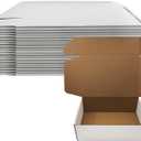13 x 9 x 4 inch Shipping Boxes Set of 20 White Corrugated Cardboard Box Mailer Boxes for Packaging Small Business ShippingMailing Boxes Bulk for Birthday Wedding Party Book Literature Gift Giving