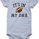 Loveternal Neutral Baby Girls Boys Cotton Romper Cute Saying Newborn Clothes 0-12 Months (Gray)