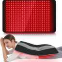 Comfytemp 24'' x 17'' Large Red Light Therapy Pad for Body, 320 LEDs FSA Eligible HSA Near Infrared Light Therapy Pad, 48W Light Wrap for Back Waist Joint Muscle Pain Relief, 660nm & 850nm
