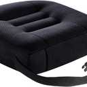 Adult Booster Seat for Car, Short Drivers, Butt Cushion for Office Chairs, Driver Seat Cushion, Seat Cushions for Driving, 17"*17",4"