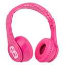 eKids Barbie Bluetooth Headphones, Pink Wireless Headphones with Microphone Includes Aux Cord, Volume Reduced Kids Foldable Earphones for School, Home, or Travel