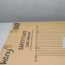 keny 36" Extra Tall Baby Gate for Doorways, Fits Openings 29.7" to 46" Wide, Auto Close Pressured Mounted Dog Gate for Stairs, No Drilling Easy Install Pet Gate, White