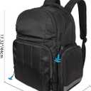 Travel Backpack for PS5/PS5 Slim/PS5 Pro, Protective Carrying Case Bag Compatible with PlayStation 5 Controllers for 17.3Laptop, Headset, Game Discs and More Gaming Accessories