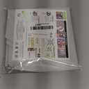 Metallic White Balloons, 22 Inch Large Sphere Round Balloons, 6 Pcs White Foil Mylar Balloons for Birthday Baby Shower Halloween Party Decorations Supplies