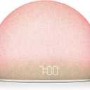 HOUSBAY Sunrise Alarm Clock Radio for Bedroom Wake Up Naturally with Gentle Light & Nature Sounds, Relax with Bluetooth Speaker & Night Light, Coffee Brown 