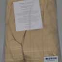 Wrap Around Elastic Eyelet Bed Skirt Dust Ruffle (Gold-1, Embroidery-Queen/King-14 1/2 Inch Drop)