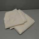 Sleepy Town Twin Size Bed Sheets - 3 Piece - Twin Sheet Set - Extra Soft, Comfy & Cooling - Easy Care - Shrinkage, Wrinkle & Fade Resistant - Brushed Microfiber - Deep Pocket Bed Sheets (Off White)