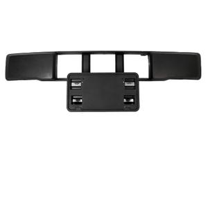 ALMULOO Front Bumper Cover & License Bracket Kit Compatible with 2015-2017 Ford F-150 with 2.7L & 3.5L Engines Replacement for FO1044110 FO1068166 Plastic(ABS) Black - 2 Packages