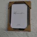 Lawrence Frames Metal Picture Frame with Delicate Outer Border of Beads, Silver, 4x6