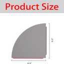 Flexible Quarter Round Molding, Mini Peel and Stick Rubber Trim Moulding(78Inch), 59Inch, Gray