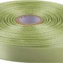 2 x 1/2 Inch x 50 Yards Polyester Ribbon - Mint Green | Single-Faced Craft Ribbon for Bows, Gift Packaging, Scrapbooking