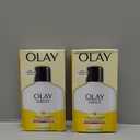 Olay Face Moisturizer, Complete with Sunscreen SPF 15, Daily Facial Lotion for Normal Skin, Lightweight Hydrating Broad Spectrum Sun Protection - Vitamin C, E, and Niacinamide - 6 Oz 2 Pack