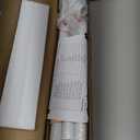 ALLZONE Tension Shower Curtain Rods No Drilling, 29 to 85 Inch, Spring Tension Curtain Rods for Windows, Adjustable Shower Rod for Bathroom, Heavy Duty Tension Rods Fits Various Wall Types, White