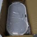 ELPHECO 2 Pack Bathroom Motion Sensor Trash can 2.5 Gallon + 2 Gallon Automatic Garbage Can Bathroom Decor, Slim Plastic Smart Trash Bin with Lid, Garbage can for Kitchen, Office, White, 2 Pack