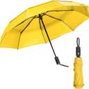 Mr. Pen Windproof Travel Umbrella - Yellow, Automatic, Compact, Rain Umbrella